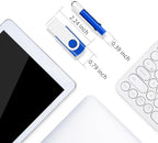 200 Packs of 128MB (Not 128GB) Flash Drives Bulk EASTBULL Flash Drives Pack 128MB USB2.0 Thumb Drives Bulk with Strings (200PCS)