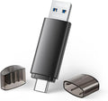 256GB USB C Flash Drive Dual USB 3.0 Flash Drive Type C + USB A Portable Type-C Flash Drive 2-in-1 USB-C Thumb Drive for Smartphone Tablet Computer Mac iPhone 15