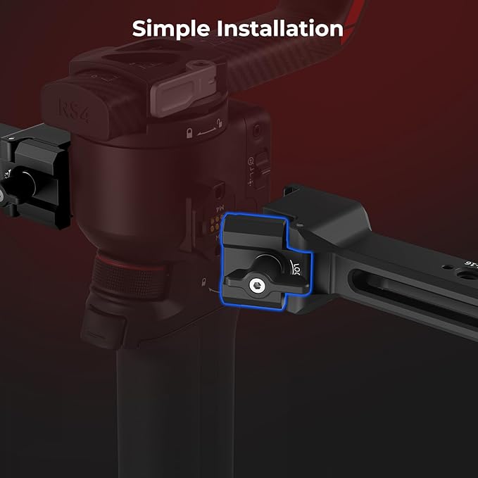 SmallRig Focus Control Dual Grip for DJI RS 2 / RS 3 Pro/RS 4 Pro Gimbal Stabilizer, Dual Handle with NATO Rail, Joystick Operation, Mode Switching, Centering/Locking, Max Load 17.6lb(Not for RS4)