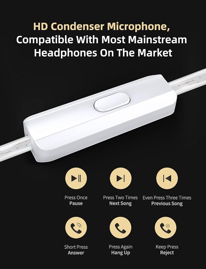 KZ ZSN PRO X in Ear Monitor Headphones Gaming Earbuds, High Fidelity Wired Earbuds, Hybrid Dual Driver IEMS Earphones with 1BA 1DD Detachable Tangle-Free Cable for Computer Tablet (Gold, with Mic)