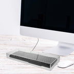 DOITOOL Acrylic Keyboard Cover Transparent Case: Mechanical Keyboard Protective Cover Desktop Cat Protector Computer Accessories - 18.6 X 5.9x 1.9inch