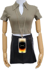 Snake Chain Phone Strap Universal phone lanyard phone strap connector (Snake-Chain（Light gold） F5)