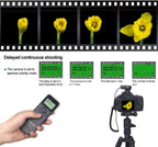 Wireless Shutter Release Timer Controller and Intervalometer with LCD and HDR for Olympus OM-D E-M10 Mark II, Pen E-PL8, Pen-F and for Panasonic Lumix DMC-G7, G85, GH4