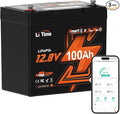 LiTime 12V 100Ah Xtra-Mini Bluetooth Small LiFePO4 Battery (3)