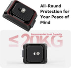 ULANZI UKA01 Quick Release Plate Kit, Arcac/F38 Interface Camera Quick Release Plate Mount Quick Setup w/ 1/4" to 3/8" Screw Thread Gimbles Sliders Tripods Adapter for Sony/Nikon/DJI/Fuji