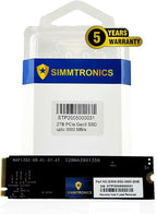 2TB PCIe 3.0 NVMe M.2 SSD | Up to 3500/3000MB/s Read/Write | DRAM Cache for Speed & Efficiency | 3D TLC NAND | Compatible with Desktops & Laptops | 5-Year Warranty Included