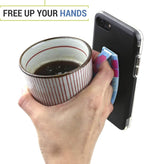 Gear Beast Universal Cell Phone Grip - Ultra Slim Elastic Finger Holder & Phone Stand