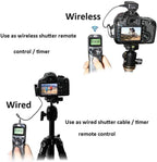 Wireless Shutter Release for Canon, Pixel TW-283 E3/N3 Wireless Remote Control Timer Shutter Release Cable for Canon EOS R EOS R5 R6 R3 1300D 1100D760D 70D 80D 90D 5D IV III 1D 6D 7D fujifilm GFX50R