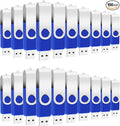 EASTBULL 4GB USB Bulk Flash Drives 100 Pack USB 2.0 Flash Drives Bulk USB Drives Bulk Thumb Drive Pack Memory Stick (Blue 100Pack)