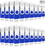 EASTBULL 4GB USB Bulk Flash Drives 100 Pack USB 2.0 Flash Drives Bulk USB Drives Bulk Thumb Drive Pack Memory Stick (Blue 100Pack)