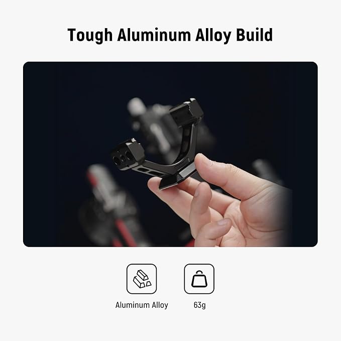 NEEWER Mount Adapter for RS3 Pro & RS4 Pro, Arca Type Quick Release Plate with NATO Rail Compatible with SmallRig Shoulder Rig V Mount Battery DJI RS 3 PRO RS 4 PRO Gimbal Stabilizer, GA030P