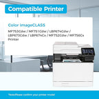 069H 069 Toner Cartridge Set MF753Cdw Compatible Replacement for Canon MF753Cdw Toner Cartridges 069H for Canon imageCLASS MF 753Cdw MF751Cdw LBP674Cdw Printer Ink Black Cyan Yellow Magenta 4 Pack
