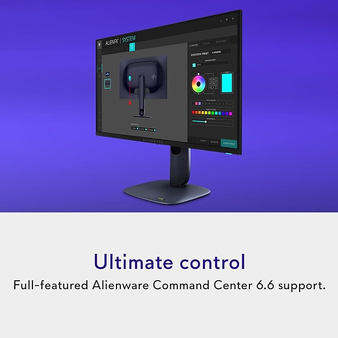 Alienware 27 4K QD-OLED Gaming Monitor AW2725Q - 26.7" 4K UHD QD-OLED 240Hz 0.03ms, NVIDIA G-SYNC Compatible, AMD FreeSync Premium Pro, VESA AdaptiveSync, Dolby Vision, VESA DisplayHDR True Black 400