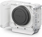 Tilta Half Camera Cage for ZV-E1 | Cold Shoe, NATO Rail, M3 and 1/4""-20 Threads Mounts | Silver