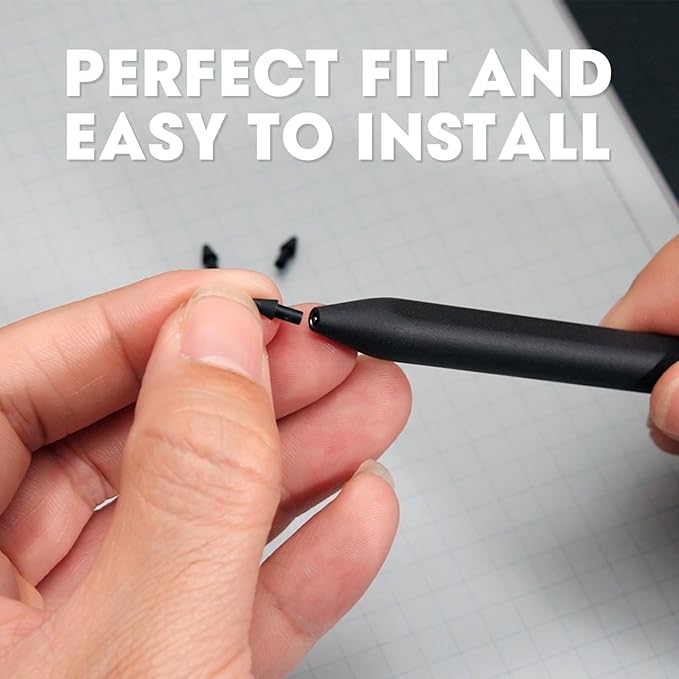 12 Pcs Marker Pen Tips for Remarkable Paper Pro nips, Durable Stylus Pen Replacement Nibs with Removal Tool, Marker Pro Nibs for Precise Writing & Sketching