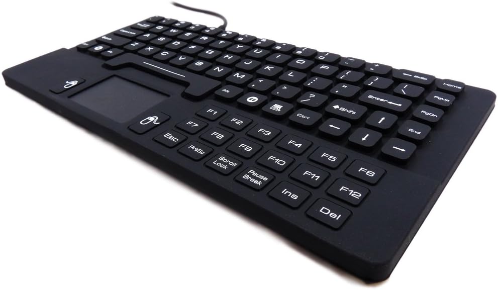DSI Waterproof Mini Keyboard with Touchpad IP68 Washable Silicone KB-JH-IKB89