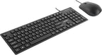 Lenovo 305 USB-C Wired Keyboard & Mouse Combo, Black, Spill-Resistant, Narrow Border, Adjustable Tilt, Full-Size Keyboard & Mouse, Compatible with Laptop, PC, Tablet, USB-C Connectivity Gaming Office