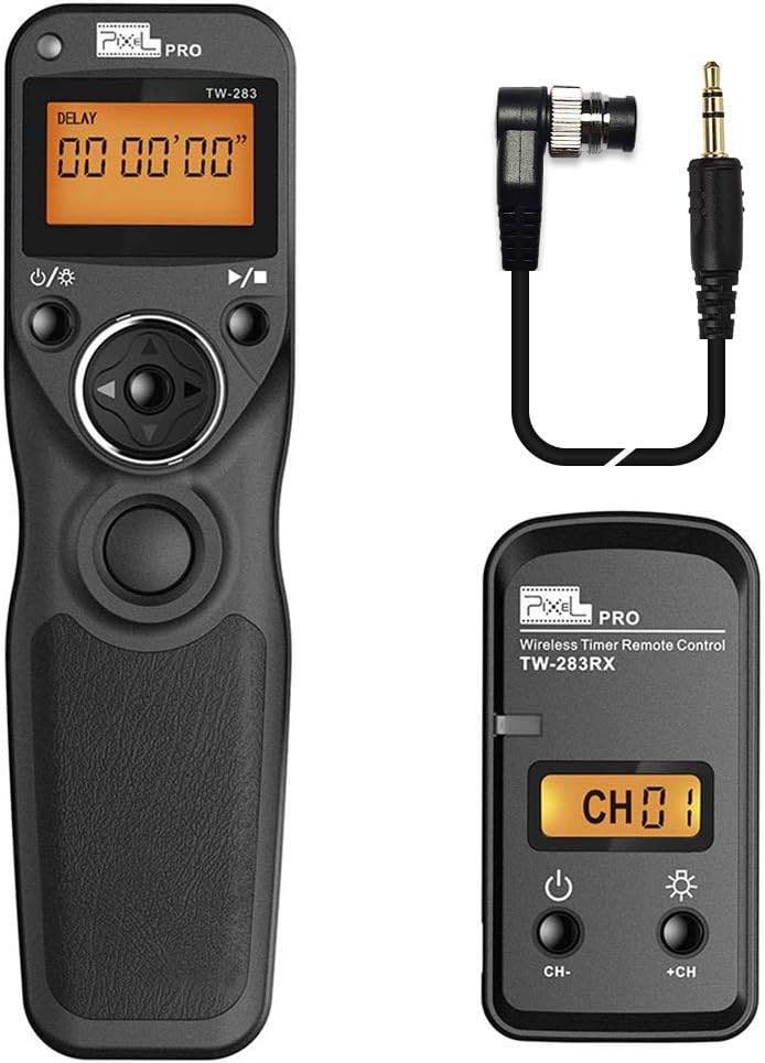 Pixel TW-283 DC0 Wireless Camrea Shutter Release Remote Control Compatible for Nikon Cameras D800 D810 D850 D700 D500 D300