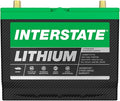 Interstate Batteries 12V 100Ah Group Size 24M Lithium Marine Dual Purpose Deep Cycle LiFePO4 Battery, Maintenance Free, Lightweight, Ideal For Boats with 1,000 Marine Cranking Amps (Li24MDP12V100)