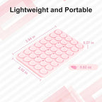 1 Pack Silicone Suction Cup Phone Case Mount Double Sided, Phone Accessories Hands-Free Strong Grip Holder for Selfies and Videos, Silicon Phone Stand Sticky for iPhone and Android Light Blue