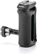 Tilta Xeno Side Handle for Filmmakers & Cameras - Black | Secure Connection & Helps Prevent Rotation | Adjustable Height | Textured Silicone Grip | Convenient Assembly (Dual 1/4″-20)