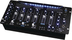 Pyle 6 Channel Mixer, Bluetooth DJ Controller, Stereo Mixer, Professional Sound System, LED Illumination, Mixer Digital Audio, Digital Mixing System, Speed Control, 5U Rack Mount System (PYD1964B)