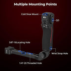 SmallRig Focus Control Dual Grip for DJI RS 2 / RS 3 Pro/RS 4 Pro Gimbal Stabilizer, Dual Handle with NATO Rail, Joystick Operation, Mode Switching, Centering/Locking, Max Load 17.6lb(Not for RS4)