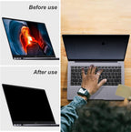 Laptop Privacy Screen 14 Inch Privacy Filter Screen Protector for 14Inch Laptop Anti Blue Light Glare Removable Filter