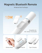 TELESIN 70" Phone Tripod Stand, Gravity-Activated Auto-Open Selfie Stick, Extendable Cell Phone Stand with Magnetic Bluetooth Remote, 360° Adjustable Travel Phone Tripod for iPhone/Android