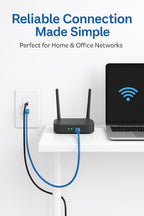 10 Pack Keystone Wall Plate 1 Port, White Decorator Insert Cover for Ethernet, HDMI, Coax, Cat6 Cat5, RJ45, Home & Office Installations