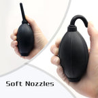 Silicone Soft Tip Manual Air Blower,Dust Cleaner for DSLR,Camera Lens,Camera Sensor,LCD,Keyboard,Watch,Coffee Machine,Cleaning Air Blower (Long Nozzle)