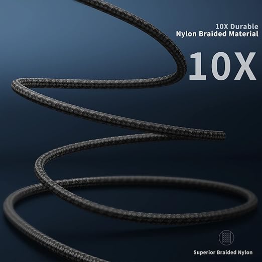 10ft iPhone Charger Cable,3Pack 90 Degree Lightning Cable, [Apple MFi Certified] Long Fast Charging Cord Compatible for iPhone 14/13/12/11/Pro/Max/Mini/X/Plus/8/7/6/Plus/ - Purple