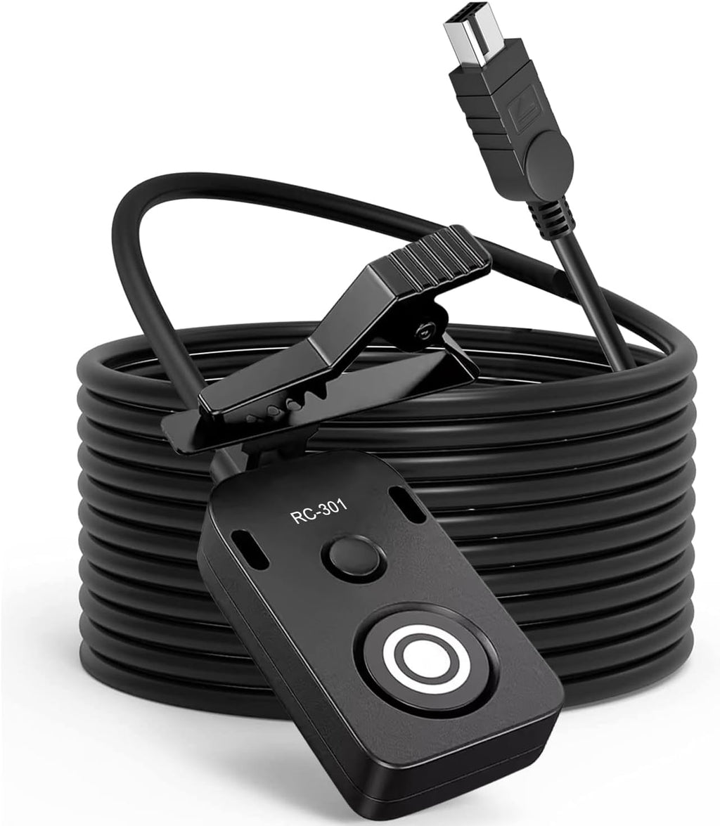 for Nikon Cable Release (MC-DC2) D750 D7200 Z6 Z7 Z7II Remote Camera Small Shutter Release Remote Control Wired Remote Photo Accessory D7500 D3300 D600 D90 D3200D7000 (RC301-DC2 NK 196.8in/5m)