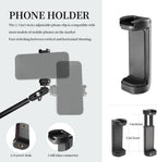 FIFIELD 22" Magic Arm with Super Clamp Overhead Camera Mount for Camera, 1/4” Threads Adjustable Desktop Stand Holder Compatible with Phone Microphone Webcam Action Camera Video Light