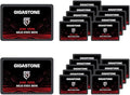 GIGASTONE SATA SSD 128GB (20-Pack) 2.5 inch SSD 520MB/s Upgrade Laptop PC Memory and Storage PS4 HDD Replacement 2.5" Internal Solid State Hard Drives SATA III SLC Cache 3D NAND Game Turbo Performance