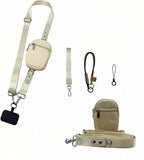 Clip and Go Strap for Phone with Wallet - Adjustable and Detachable Phone Lanyard Crossbody, Wrist Wallet for Home Travel