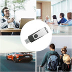 Aiibe 64GB USB Flash Drive 50 Pack - Bulk Thumb Drives, Memory Stick, Zip Drive Multipack, Black