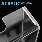 DOITOOL Clear Acrylic Keyboard Cover Protector -Cat, Desktop Keyboard Protector Mechanical Keyboard Cover Computer Keyboard Accessories (18.6 x 5.9X 1.8inch)