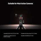 NEEWER Magnetic Action Camera Mount Kit, Compatible with GoPro Hero 13 12 11 Max DJI Osmo Action Insta360, ABS Magnetic Quick Release Mount for POV Shots, GP-24