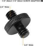 12 Pcs 1/4" & 3/8" Camera Screw Adapter Set - DSLR, GoPro, Flash & Light Stand Mounts