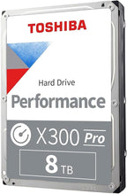 Toshiba X300 PRO 12TB High Workload Performance for Creative Professionals 3.5-Inch Internal Hard Drive – Up to 300 TB/Year Workload Rate CMR SATA 6 GB/s 7200 RPM 512 MB Cache - HDWR51CXZSTB