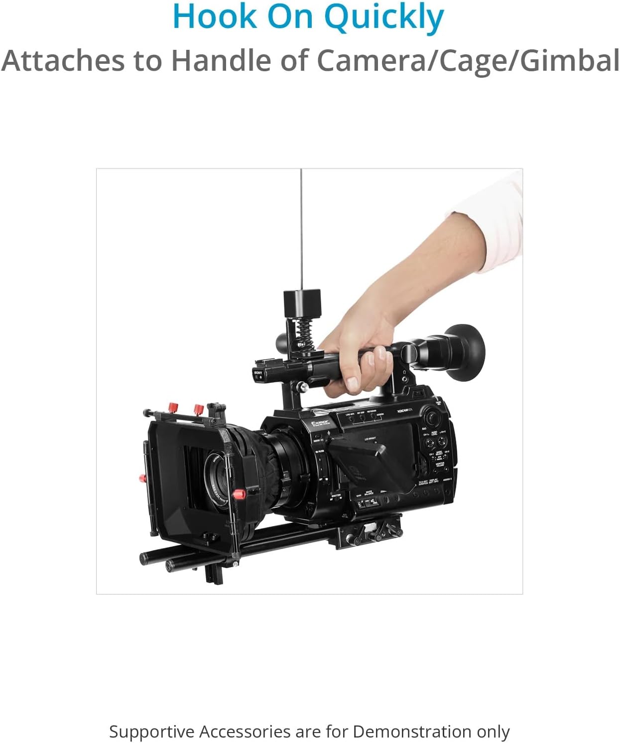 FLYCAM Flowline Starter Body Support Rig with Placid 2-Axis Stabilizing Arm for Camera & Gimbals. Payload up to 5-7.5kg/11-16lb (FLCM-FLN-PA-01)