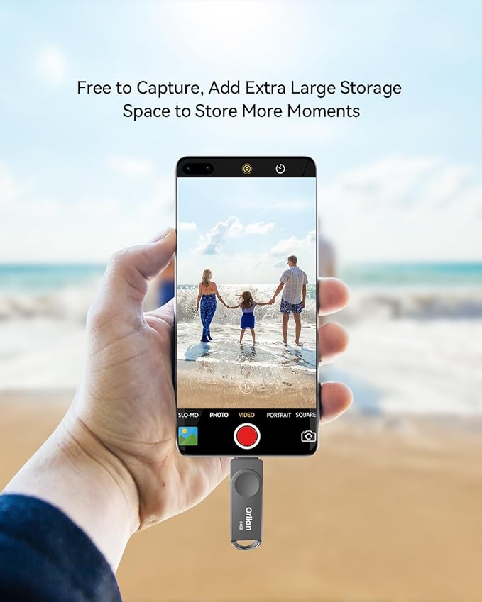 64GB USB C Flash Drive, Dual Drive USB 3.0 and Type C Thumb Drive Up to 110MB/s Read Metal Waterproof Swivel Design Portable for PC Laptop Tablet Android Smartphone iPhone 15 and More, Gray