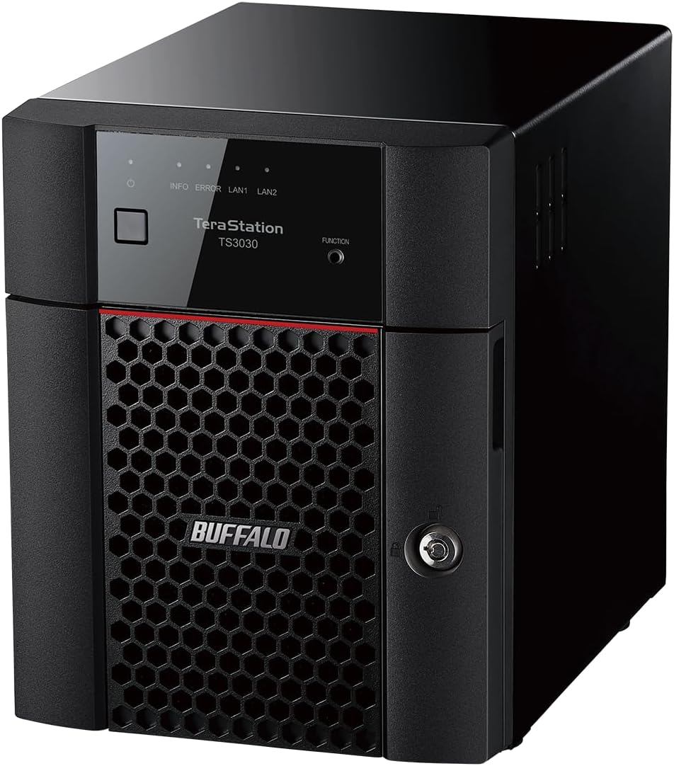 BUFFALO TeraStation Essentials 2025 4-Bay Value Desktop NAS 24TB (4x6TB) with Hard Drives Included
