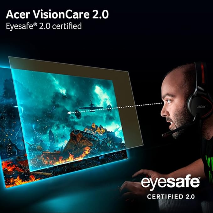 acer Predator XB273K 27" 4k Gaming Monitor | AMD FreeSync Premium | ZeroFrame Design | 160Hz Refresh | Up to 0.5ms Response | Height, Tilt, Swivel, Pivot Adjust | HDR 400 | 1 x DP 1.4 & 2 x HDMI 2.1