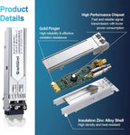 10Pcs 1.25G SFP Multi Mode Fiber Module Network Transceiver, SX MM 850nm 500m, Duplex LC Interface for Switch, Router, Firewall, Network Card, Media Converter etc