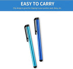 Outus 60 Pieces Stylus Pens Slim Capacitive Stylus Touch Pens for Universal Touch Screens Devices, Compatible with iPhone, iPad, Tablet (10 Colors)