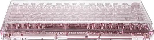 KiiBoom Premium Acrylic Transparent Keyboard Dust Cover, Waterproof, Anti-Dust, Anti-Cat Protector Cover Lid for Mechanical Keyboard (Clear, 12.6'' x 5.3'' x 0.78'')