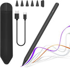 Stylus Pen for iPad 10th 9th 8th 7th 6th Generation, 15Mins Fast Charge for Apple iPad Pencil with Pencil Holder, for iPad Pro 11/12.9 inch, for iPad Air 5th/4th/3th Gen, for iPad mini 6th/5th Gen