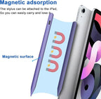 Stylus Pen for iPad 9th&10th - Type-c Charging Pencil for ipad Palm Rejection Active Pen Compatible with (2018-2025) Apple iPad 6/7/8/9/10/11(A16), Air 3/4/5/M2/M3, Mini 5/6, Pro 11"/12.9"/M4（Purple）